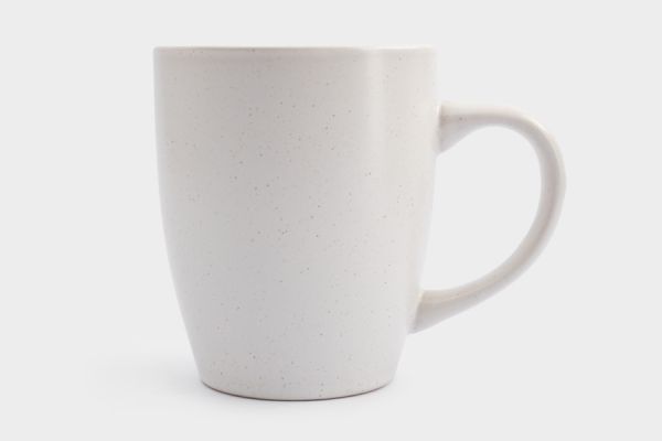 Кружка 370 мл, 2 шт, керамика, белая, в крапинку, Scanno ANNA LAFARG
