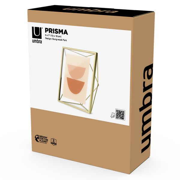 Фоторамка Prisma 13х18 золотистая