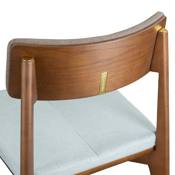 Стул aska рогожка венге/темно-коричневый/мятный Latitude