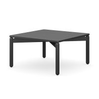 Столик кофейный saga, 75х75 см, темно-серый Latitude