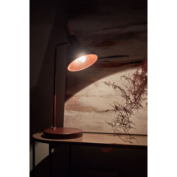 Лампа настольная thor, D25х57 см, сливовая Bergenson Bjorn