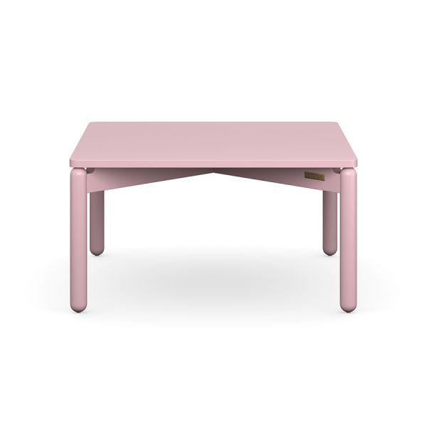 Столик кофейный saga 75х75 см, розовый Latitude