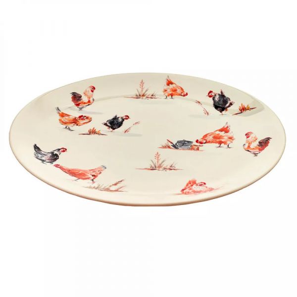 Тарелка обеденная 27 см, фарфор, Country Farmyard GRACE BY TUDOR