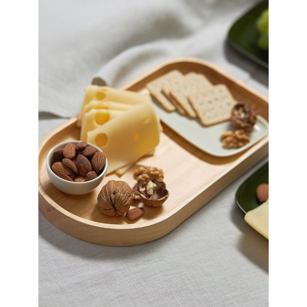 Набор из 5-ти сервировочных тарелок на деревянном подносе sorrento Liberty Jones