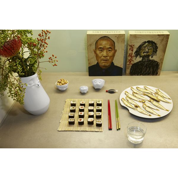 Ваза tassen laid back 25 см белая