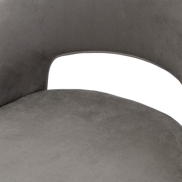 Стул барный horace экозамша темно-серый Berg