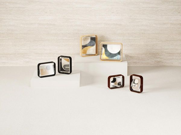 Фоторамка двусторонняя bellwood, 16х22 см, состаренный орех Umbra