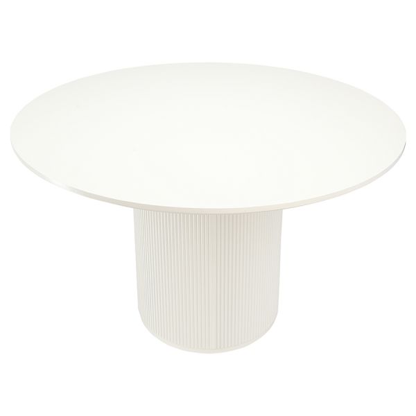 Стол обеденный loun, D120 см, белый Bergenson Bjorn