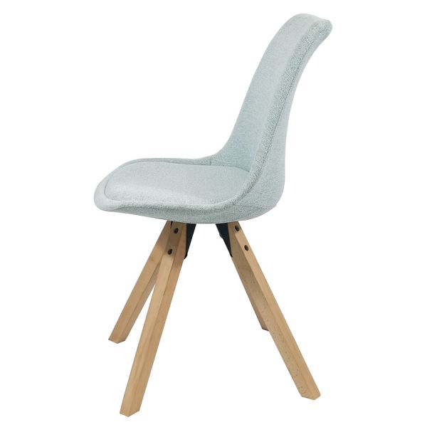 Стул harvy велюр светло-голубой