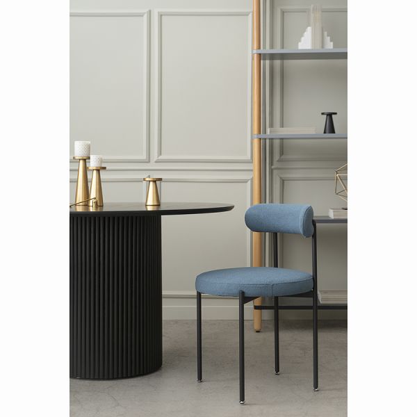 Стул loter, букле, темно-синий Bergenson Bjorn