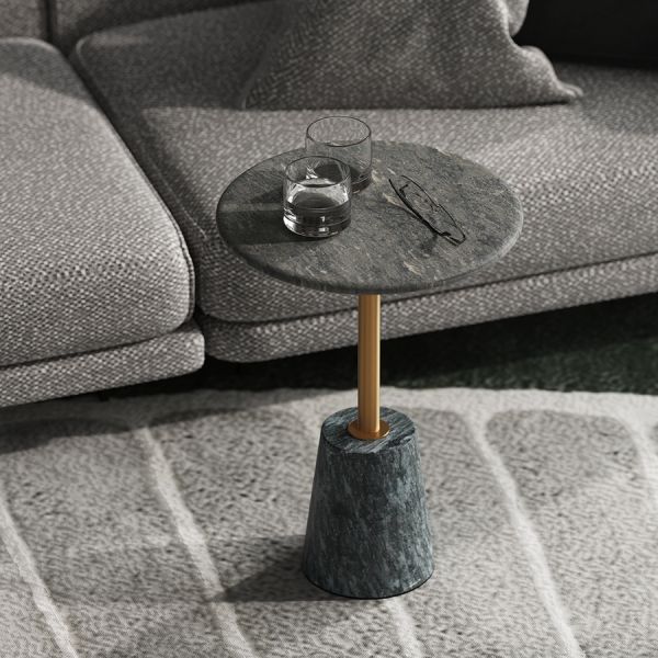 Столик кофейный gryd, D40 см, серый Bergenson Bjorn