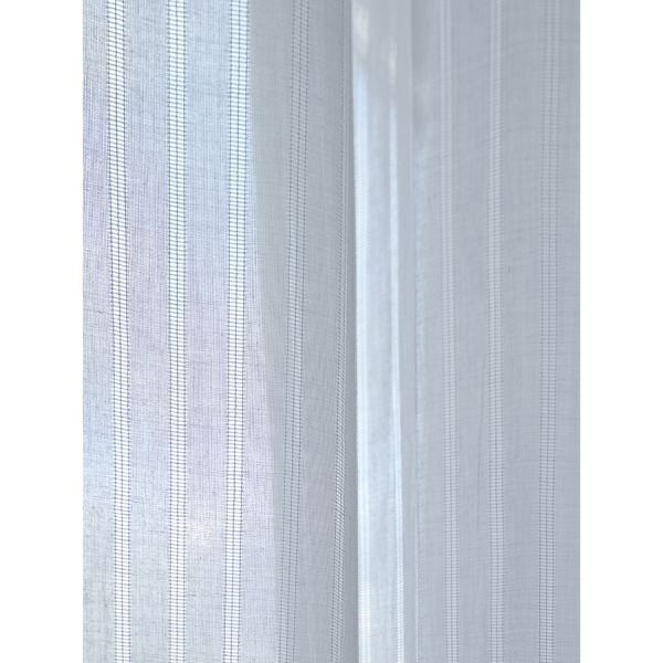 Тюль из хлопка белого цвета из коллекции essential, 140х290 см Tkano