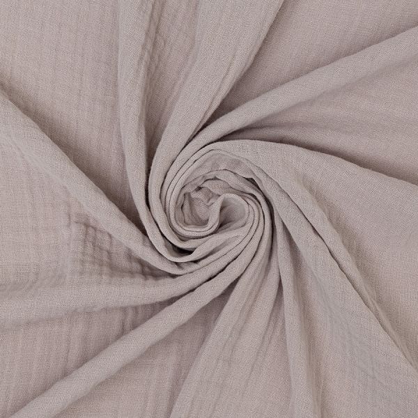 Штора из муслина бежево-серого цвета из коллекции essential, 150х290 см Tkano