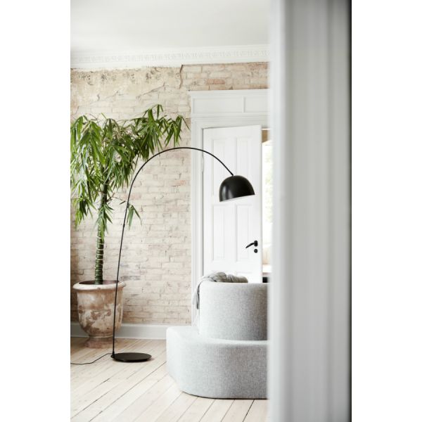 Абажур для напольной лампы lucca, черный матовый