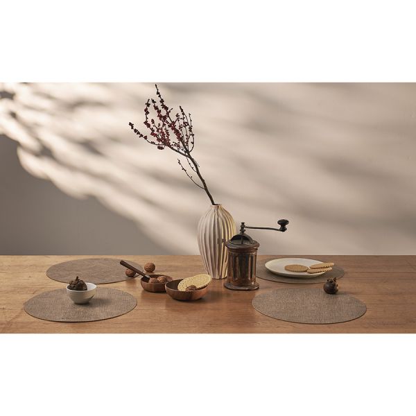 Набор из 4-х сервировочных салфеток leanera, D35 см, песочные Liberty Jones