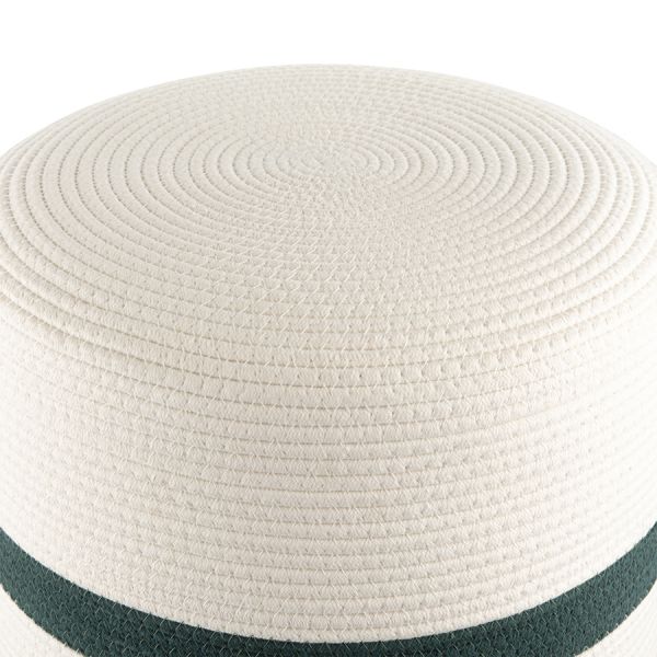 Пуф andrin, светло-бежевый/зеленый Bergenson Bjorn