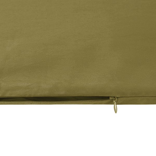 Комплект постельного белья из премиального сатина оливкового цвета из коллекции essential, 150х200 см Tkano