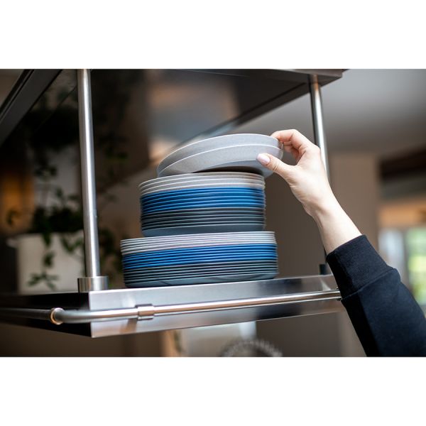 Тарелка connect organic 20,5 см синяя