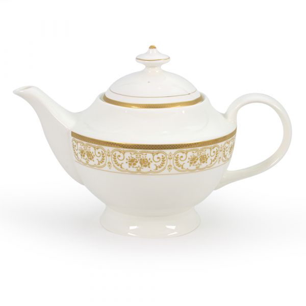 Чайный сервиз АККУ Луиза из костяного фарфора на 6 персон 15 предметов