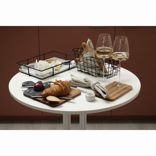 Набор колец для салфеток marm, D5 см, белый мрамор, 2 шт. Liberty Jones