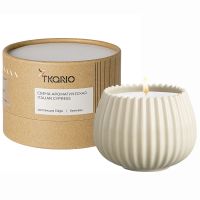 Свеча ароматическая italian cypress из коллекции edge, бежевый, 30 ч Tkano