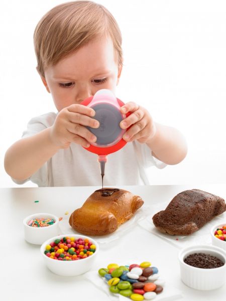 Форма для кекса силиконовая 24 см Lekue красная 