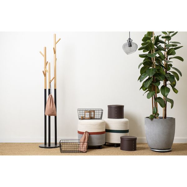 Пуф andrin, светло-бежевый/зеленый Bergenson Bjorn