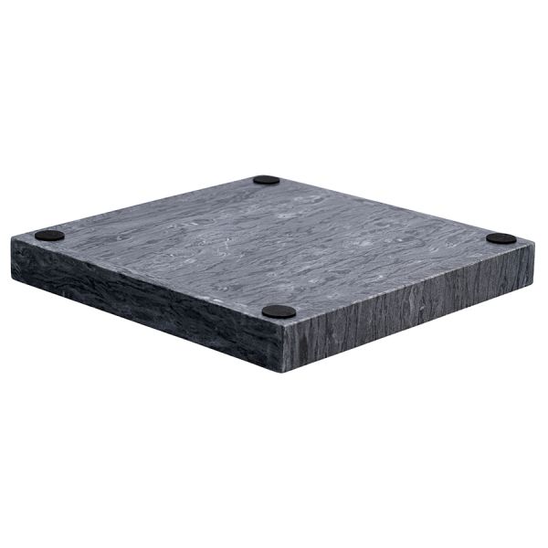 Поднос marm 25х25 см, черный мрамор Bergenson Bjorn