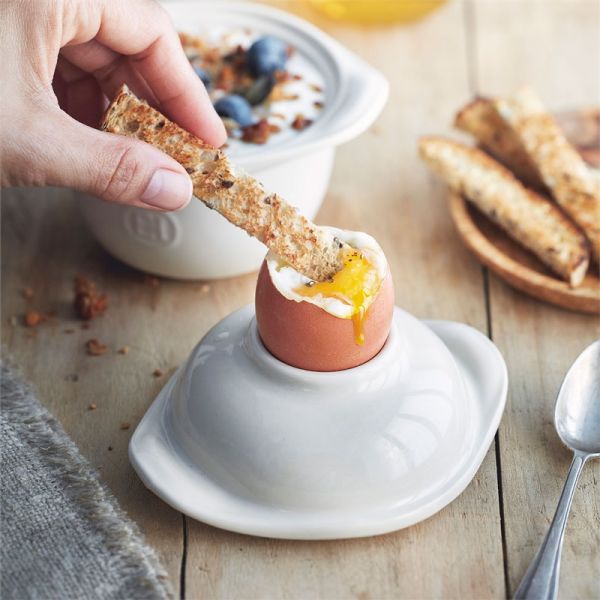 Форма для приготовления яиц 'Гнездо' цвет крем Emile Henry