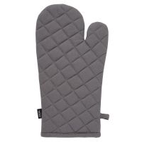 Прихватка-варежка из хлопка серого цвета из коллекции prairie