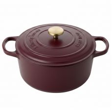 Кастрюля с крышкой из коллекции 'Шеффилд' 26 см, 4.9 л, бургунди, Liberty Jones, LJ0000573