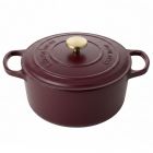Кастрюля с крышкой из коллекции 'Шеффилд' 26 см, 4.9 л, бургунди, Liberty Jones, LJ0000573