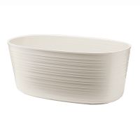 Кашпо для комнатных растений tierra малое, молочное Guzzini