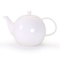 Чайник 1600 мл, белый костяной фарфор, АККУ 8063 А
