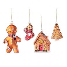 Набор ёлочных украшений ginger celebration коллекции new year essential Tkano