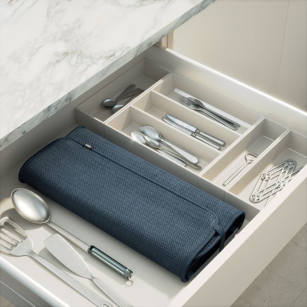 Коврик для сушки посуды udry 46х61 см, синий Umbra