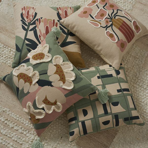 Подушка декоративная garden flower из коллекции ethnic, 45х45 см Tkano