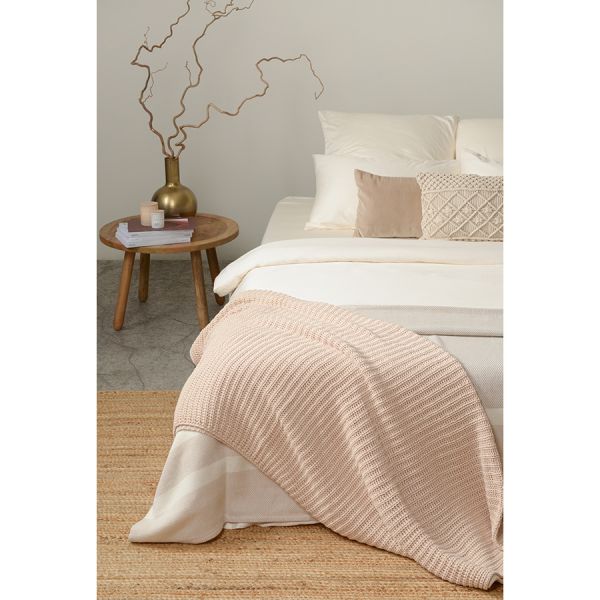 Набор из двух наволочек из сатина белого цвета из коллекции essential 50х70 см