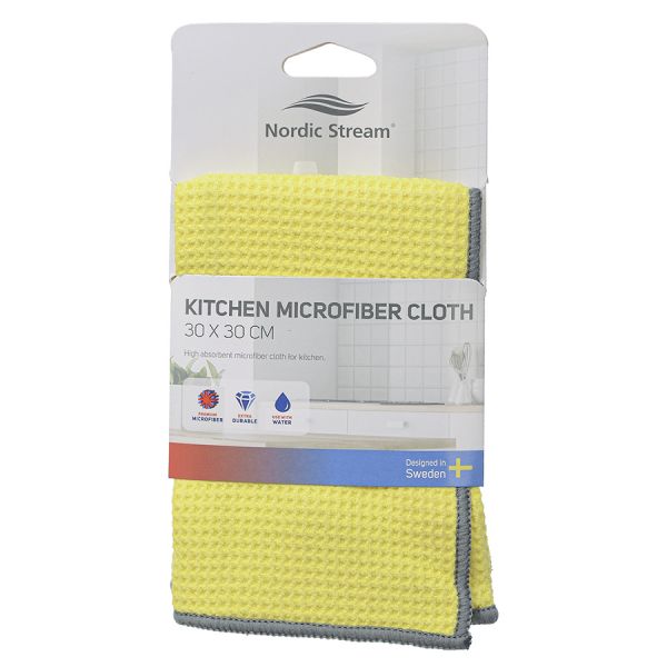 Тряпка для кухни из микрофибры 30х30 см Nordic Stream