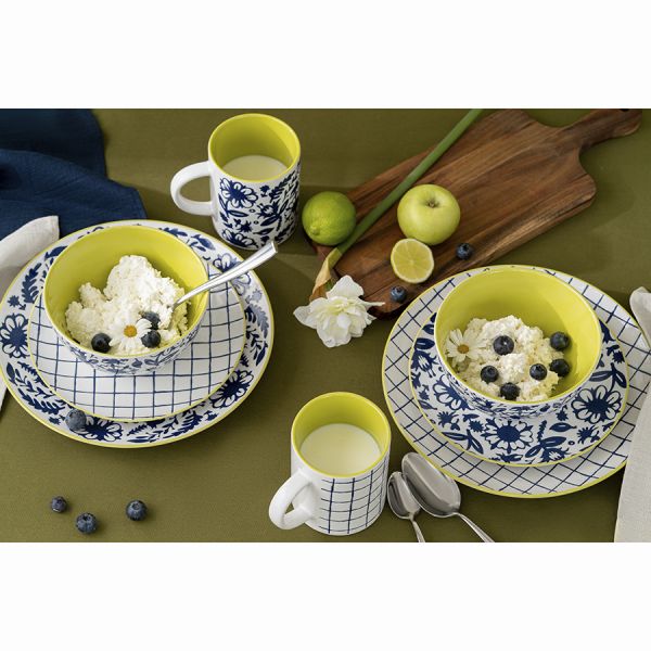 Набор обеденных тарелок bright traditions 26 см, 2 шт Liberty Jones