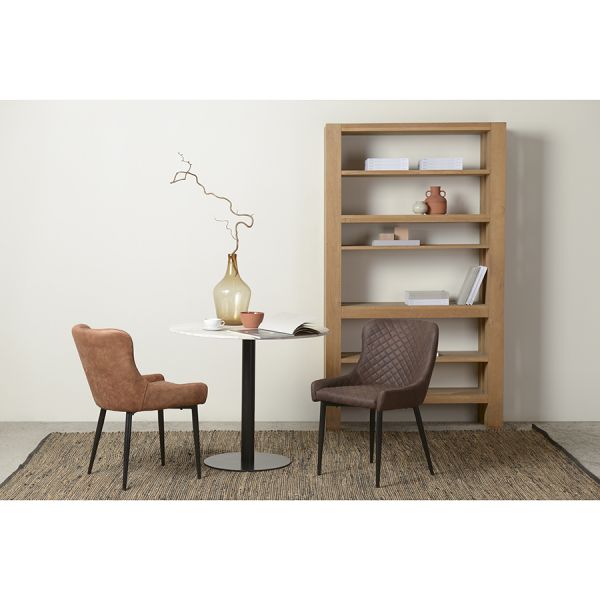 Стул calvin, экокожа, темно-коричневый Bergenson Bjorn