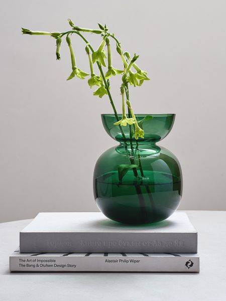 Ваза florum, 20 см, изумрудная Bergenson Bjorn