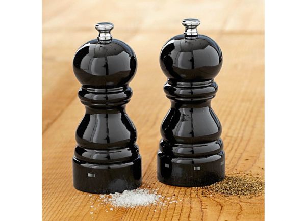 Мельница для соли PEUGEOT Paris 12 см цвет черный лак