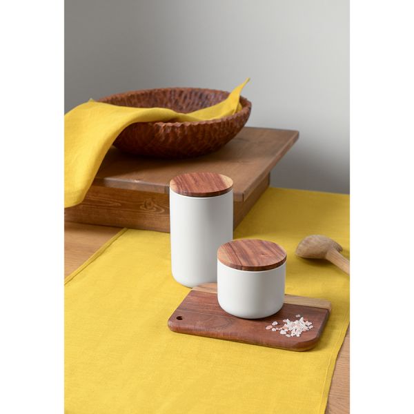 Банка для хранения керамическая smart solutions 750 мл белая