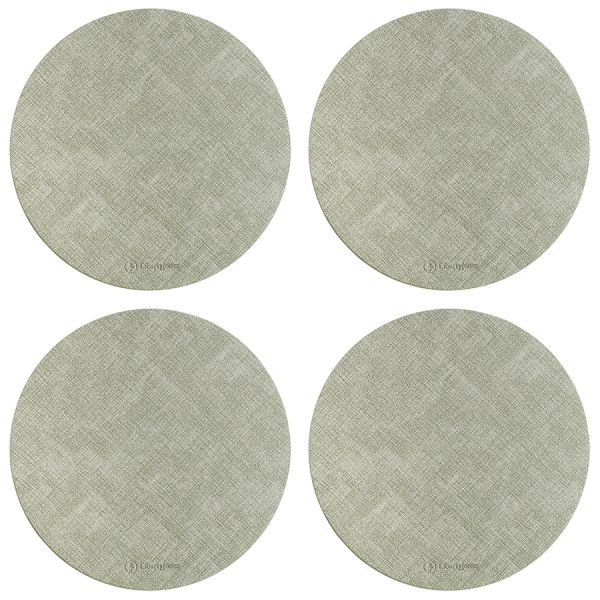 Набор из 4-х сервировочных салфеток leanera, D35 см, мятные Liberty Jones