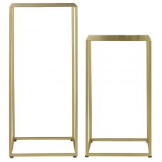 Набор столиков кофейных mayen gold, золотистые Bergenson Bjorn