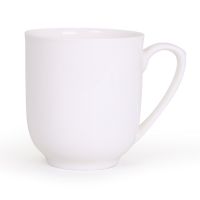 Кружка 380 мл, белый костяной фарфор, АККУ 8623 А