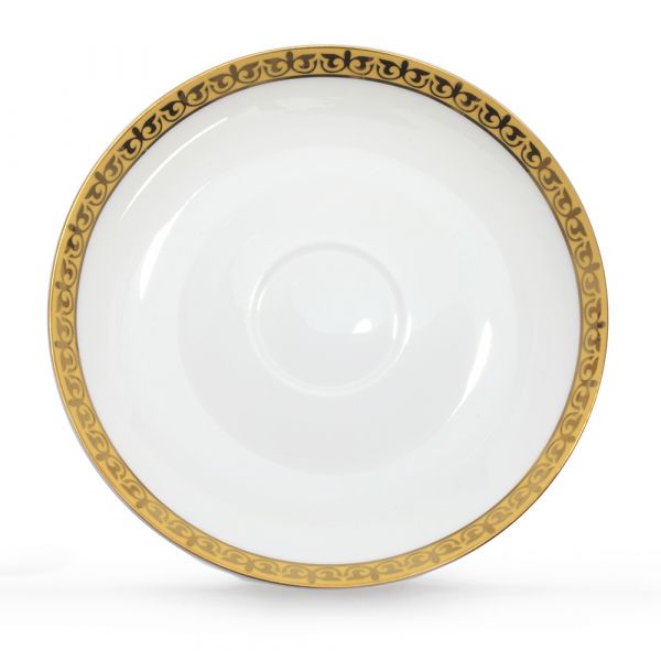 Набор чайных пар АККУ Алтынай из костяного фарфора на 6 персон 12 предметов