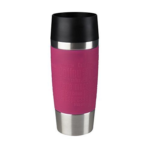 Термокружка 360 мл EMSA TRAVEL MUG розовая 