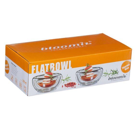 Набор для порционной подачи закусок и десертов 'Flatbowl Medium' 6шт BLOOMIX 